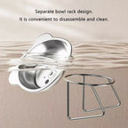 ‌304 Stainless Steel Raised Cat Bowl with 15° Elevated Design Tilted Neck Guard Healthy Feeding Shatterproof for Cats Puppies