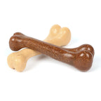 Dog Durable Beef Flavored Chew Toy, Bone Shaped Dog Interactive Play Toy, Teeth Clean Training Toy Pet Supplies