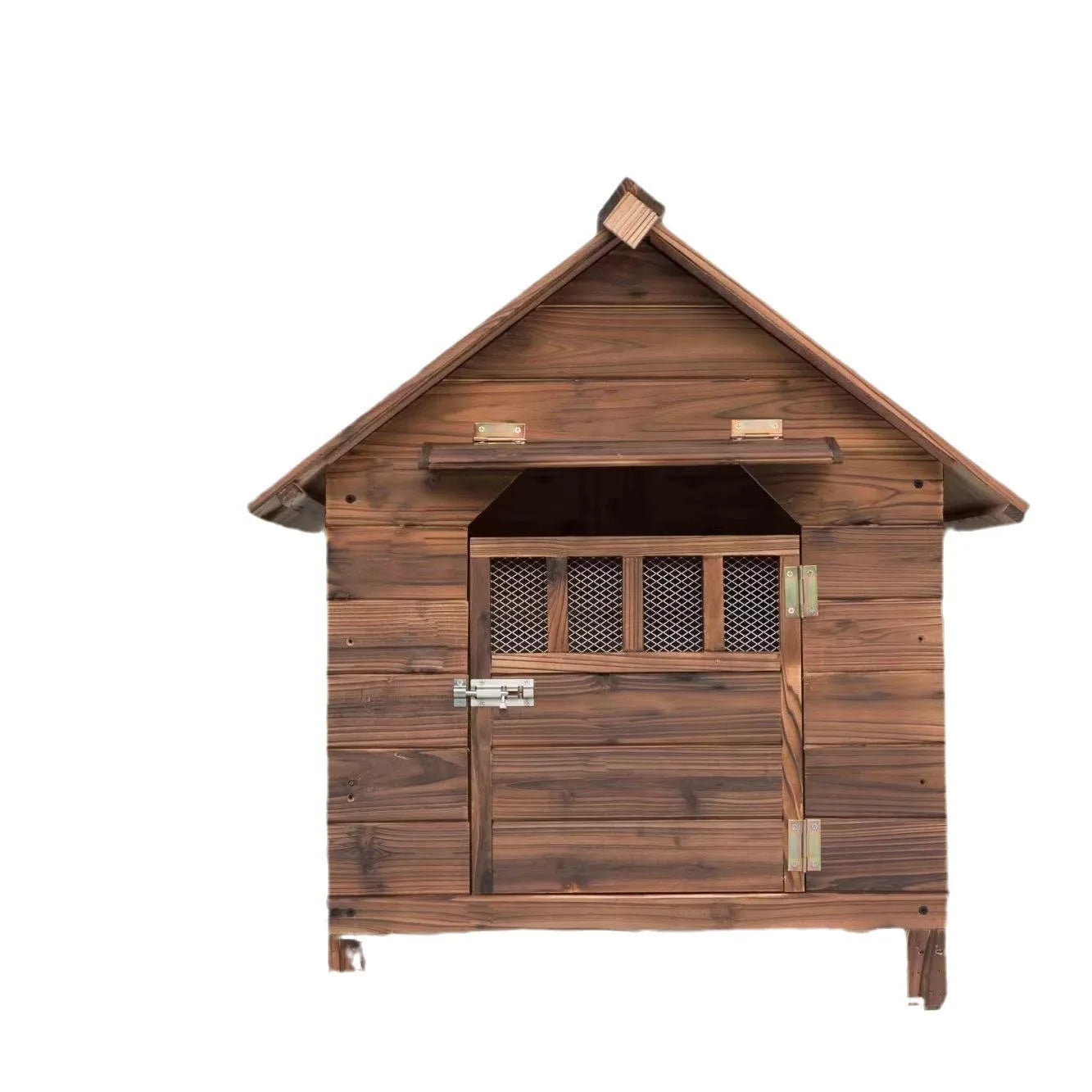 Pet Houses Products for Dogs Solic Wood Waterproof Windproof Sunshade Anti-corrosion Insect Proof Outdoor Warm Animal Dog House