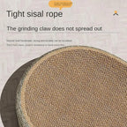 2in1 Cat Scratching Board Protect Furniture Grinding Claw Toys Oval Sisal weaving Wear-resistant Cat Nest Cat Accessories