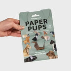 DIY Origami Paper Cats Dogs Dinosaurs Kit 50Pcs Fold Your Own Animal Craft Cute 3D Desk Decor Toy for Kids Adults Beginners Gift