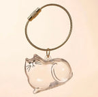 Pet Hair Keepsake Box Memorial Bottle for Cat Fur Storage Container for DIY Decoration Gift for Pet Lovers Home Display