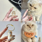 Pet Hair Keepsake Box Memorial Bottle for Cat Fur Storage Container for DIY Decoration Gift for Pet Lovers Home Display