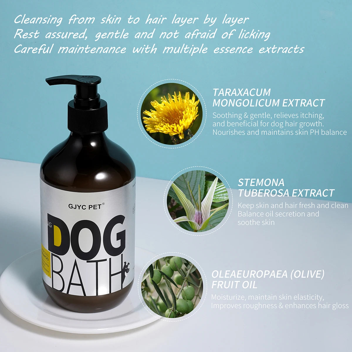 Dog Shampoo Gentle Deep Cleansing Nourishing Moisturizing Enhances Shine Softness Non Irritating Sensitive Skin All Breeds