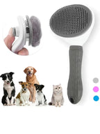 Pet Dog Brush Cat Comb Self Cleaning Pet Hair Remover Brush For Dogs Cats Grooming Tools Pets Dematting Comb Dogs Accessories