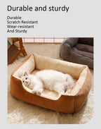 Bed for Cats Pet Products Cushions Kitten Goods Accessories Dog All Home Supplies Things Accessory Habitats Basket House Beds