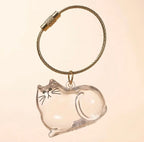 Pet Hair Keepsake Box Memorial Bottle for Cat Fur Storage Container for DIY Decoration Gift for Pet Lovers Home Display