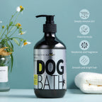 Dog Shampoo Gentle Deep Cleansing Nourishing Moisturizing Enhances Shine Softness Non Irritating Sensitive Skin All Breeds