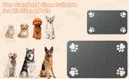 Pet Feeding Mat-Absorbent Pet Placemat Rubber Backing Quick Dry Water Mat for Dog Cat for Food and Water Bowl with Waterproof