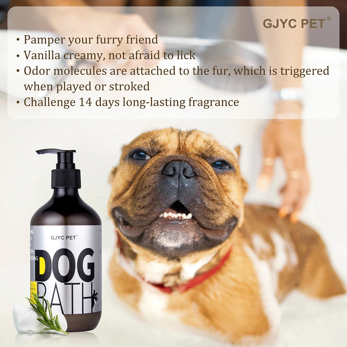 Dog Shampoo Gentle Deep Cleansing Nourishing Moisturizing Enhances Shine Softness Non Irritating Sensitive Skin All Breeds