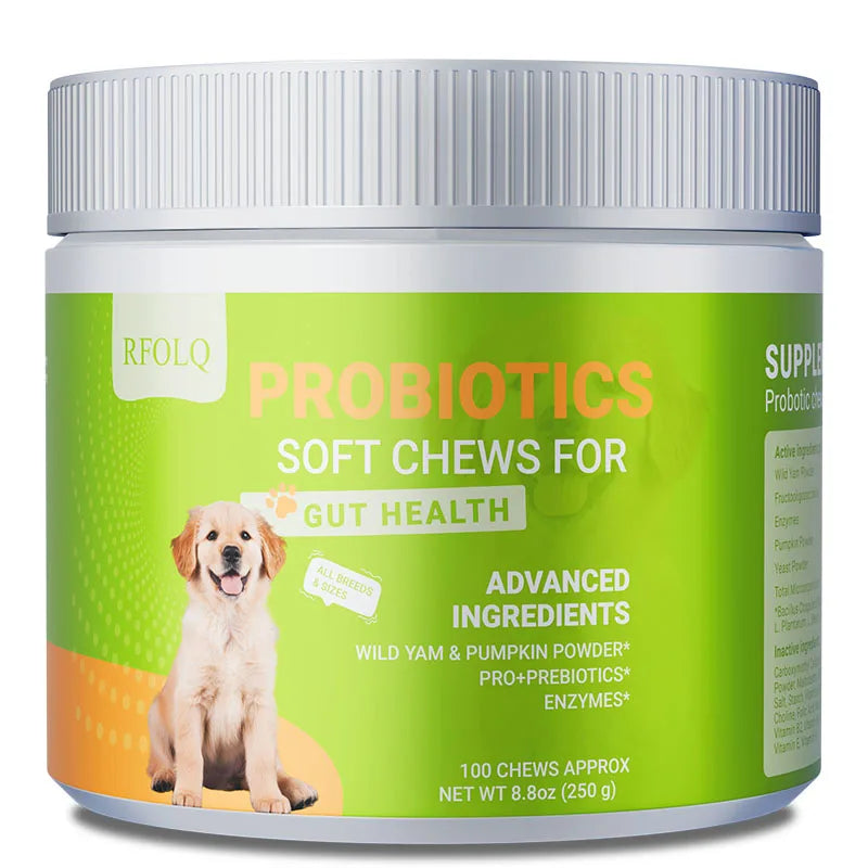 Probiotics for Dogs - Increasing Appetite, Improves Digestion, Supports Gut Health, Reduce Itchy Skin, Improves Stool Quality