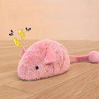 New Interactive Mouse Plush Cat Chew Toys Boredom Interactive Plush Toys Kitten Game Indoor Plush Mice Luminous Toys For Cats