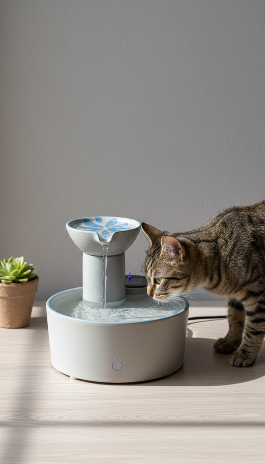 Modern Pet Drinking Fountain